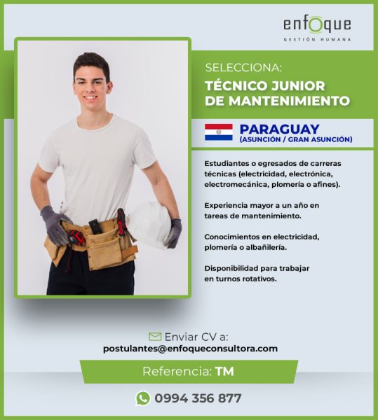 Técnicos de mantenimiento