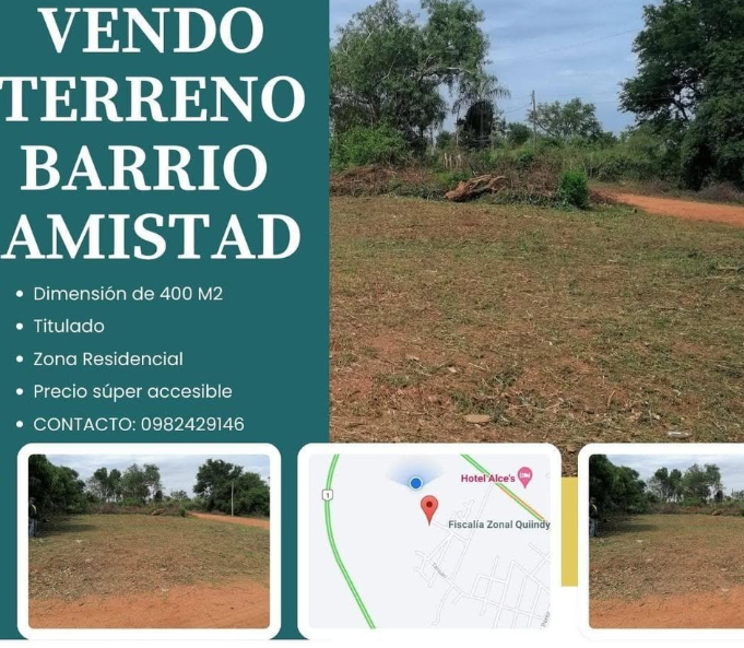 VENDO TERRENO EN ESQUINA PRECIO DE OFERTA - ZONA QUIINDY - PARAGUARI